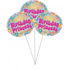 Birthday Princess Sweet Balloon(Bunch Of Three)